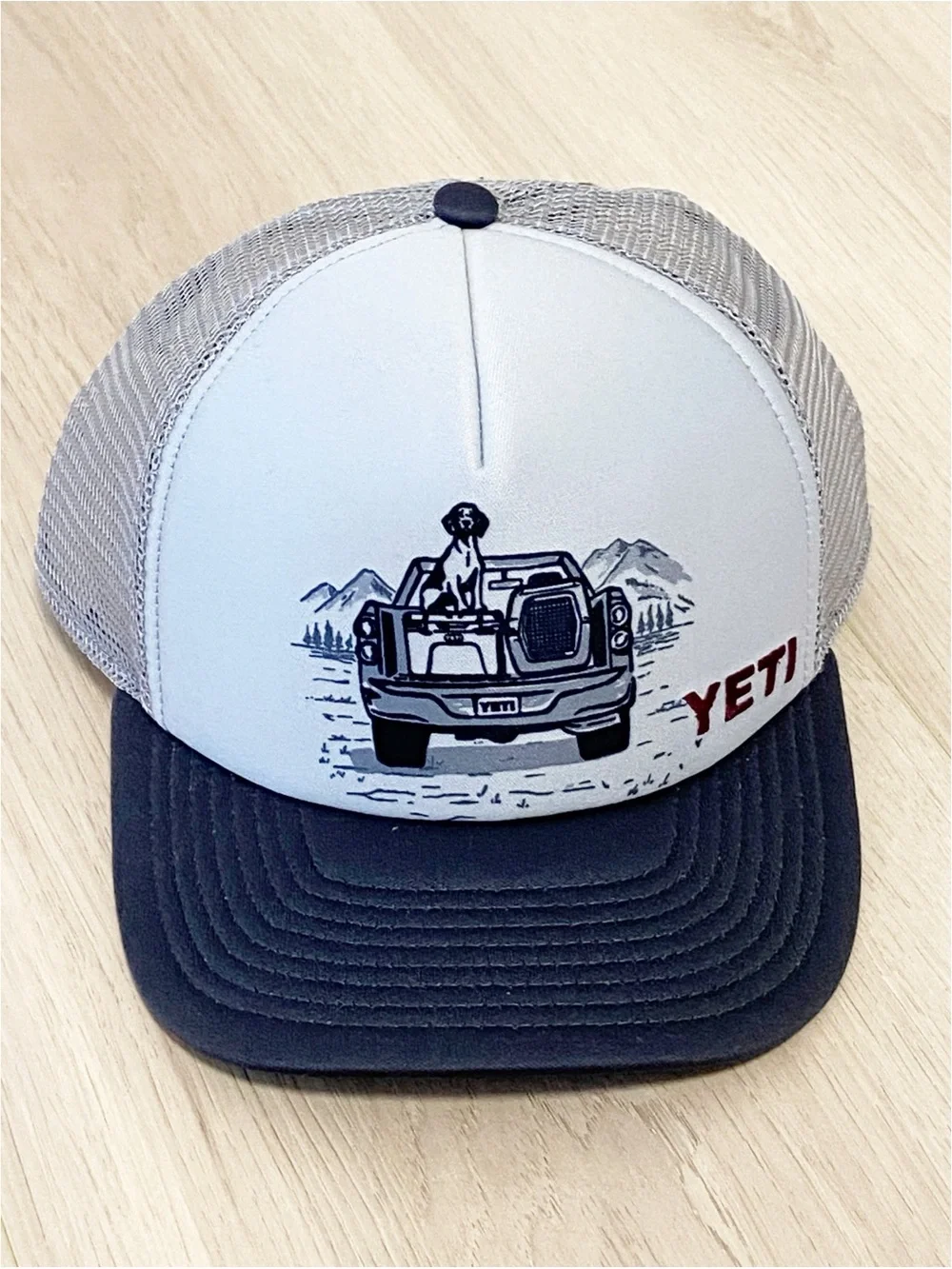 NWT YETI Kids Pup In A Truck Trucker Hat